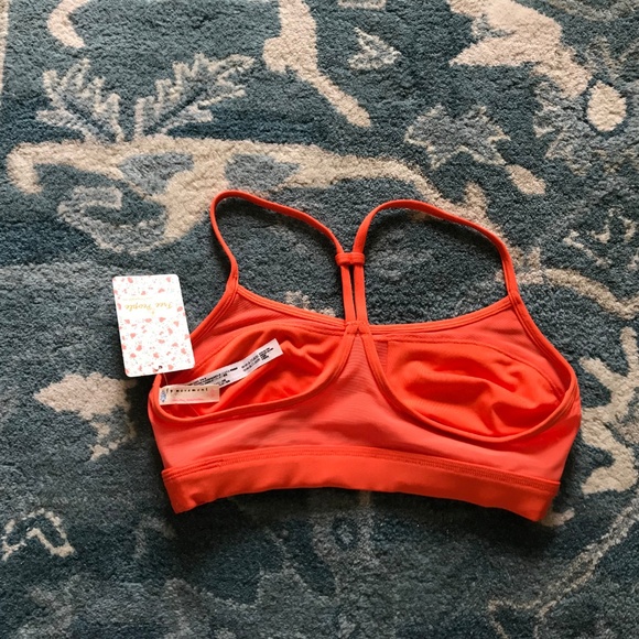 SOLD! Free People Orange Persimmon Sports Bra - Picture 5 of 5